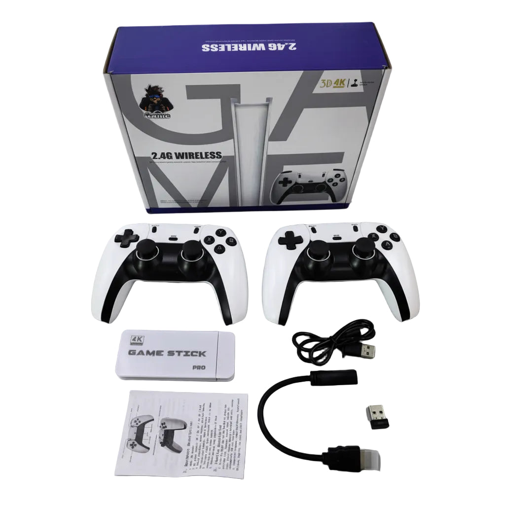 M15 Home TV Game Console - 64GB Storage With Dual 2.4G Wireless Controllers For Family Multiplayer by Tech-Home Store
