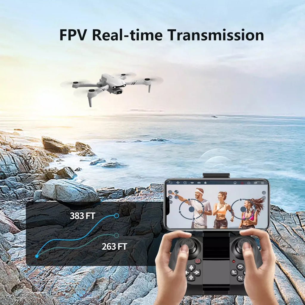 F10 Foldable Drone With Camera For Adults,1080P HD FPV Live Video RC Quadcopter by Tech-Home Store
