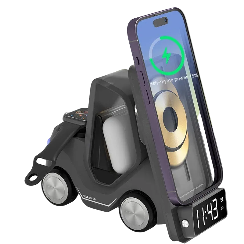 Fork Lift Creative Wireless Fast Charger - 15W Magnetic Qi Charger With QC3.0 Fast Charge by Tech-Home Store