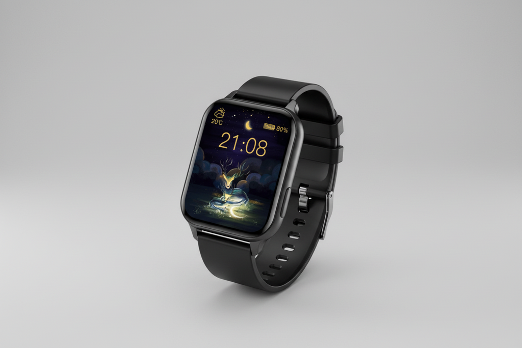 Q26 Body Temperature Heart Rate Sleep Monitoring Smart Watch - All Day Health Tracking by Tech-Home Store