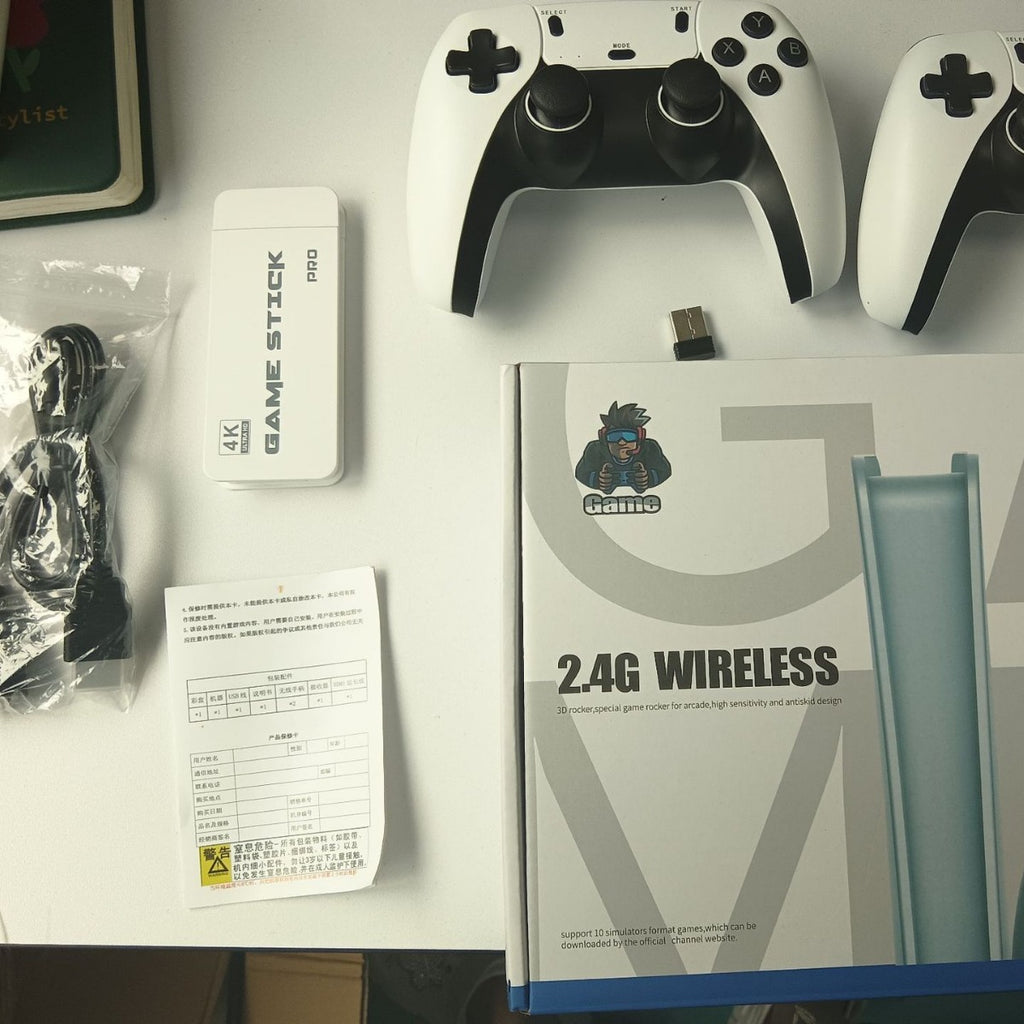 M15 Home TV Game Console - 64GB Storage With Dual 2.4G Wireless Controllers For Family Multiplayer by Tech-Home Store