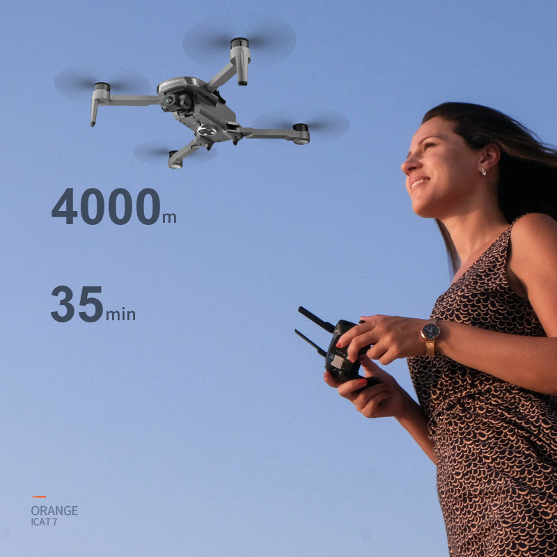 ICAT7 GPS Drone - Ultra Lightweight Folding Quad With 4K Camera And GPS Stabilization by Tech-Home Store