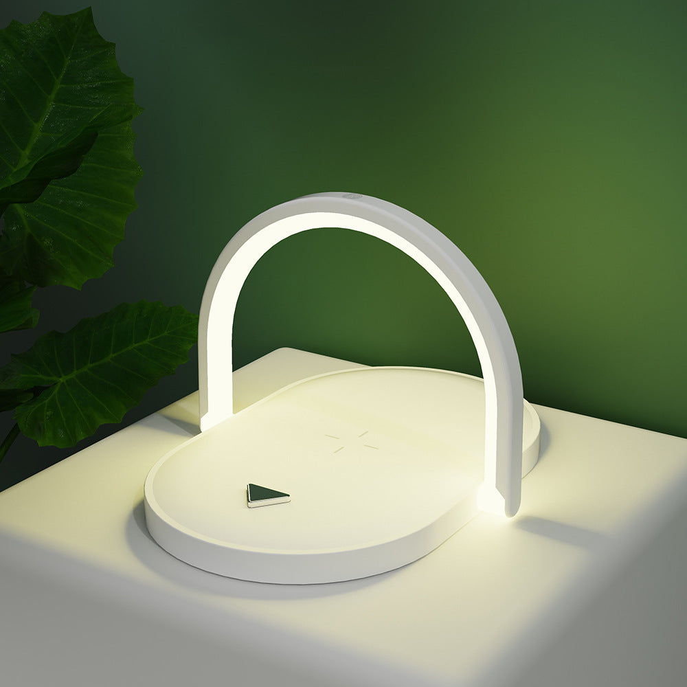3 In 1 Foldable Wireless Charger Night Light Wireless Charging Station Stonego LED Reading Table Lamp 15W Fast Charging Light by Tech-Home Store
