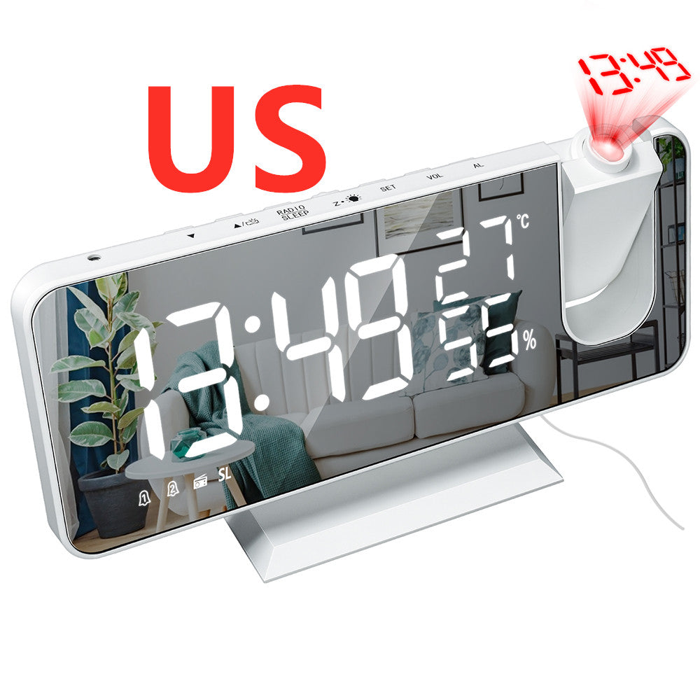 Multifunctional Radio Projection Alarm Clock by Tech-Home Store