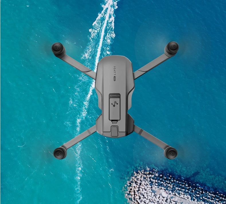 ICAT7 GPS Drone - Ultra Lightweight Folding Quad With 4K Camera And GPS Stabilization by Tech-Home Store