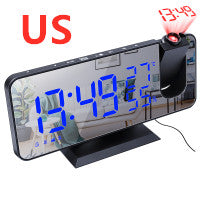 Multifunctional Radio Projection Alarm Clock by Tech-Home Store
