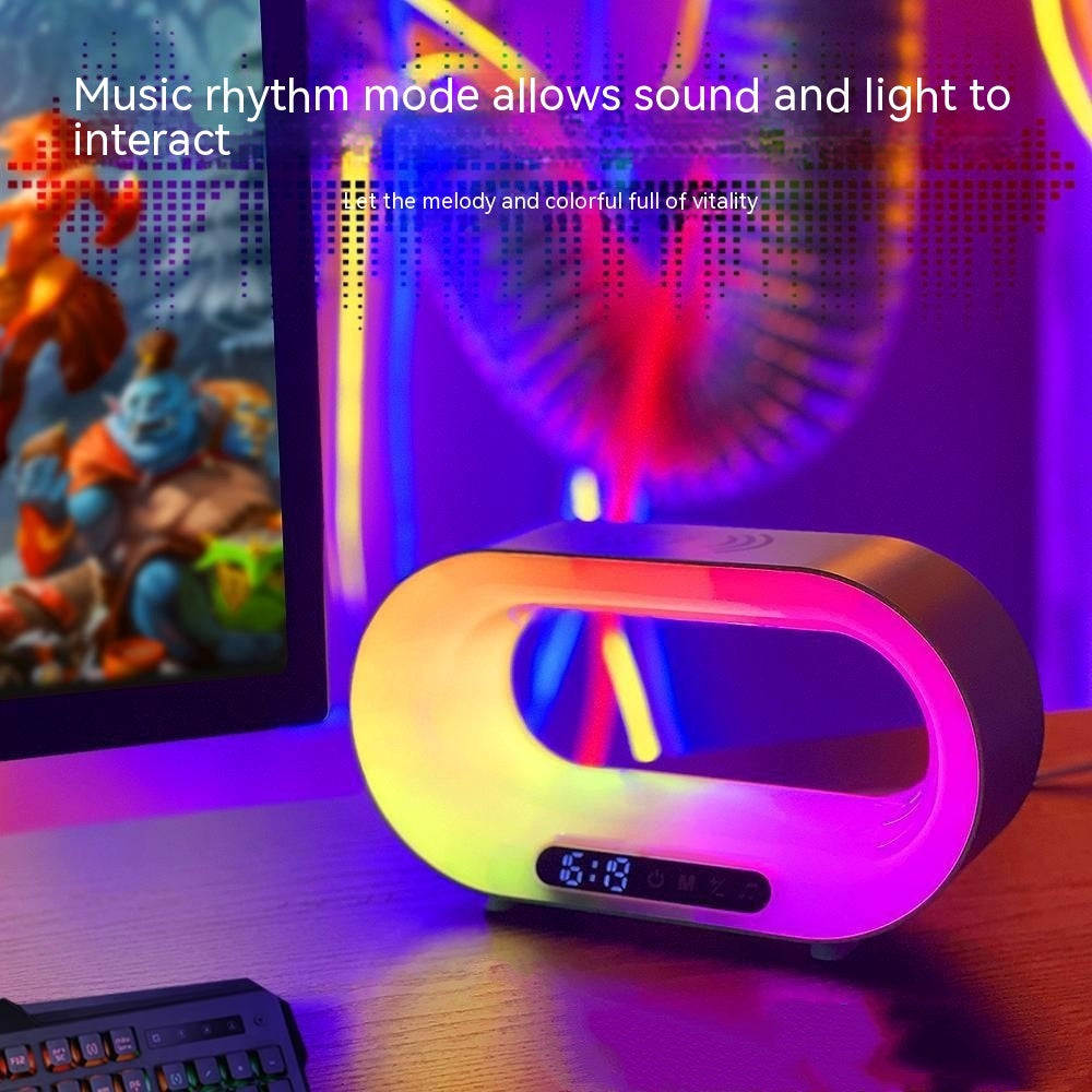 3 In 1 LED Night Light With Smart Multifunctional Wireless Charger Alarm Clock by Tech-Home Store