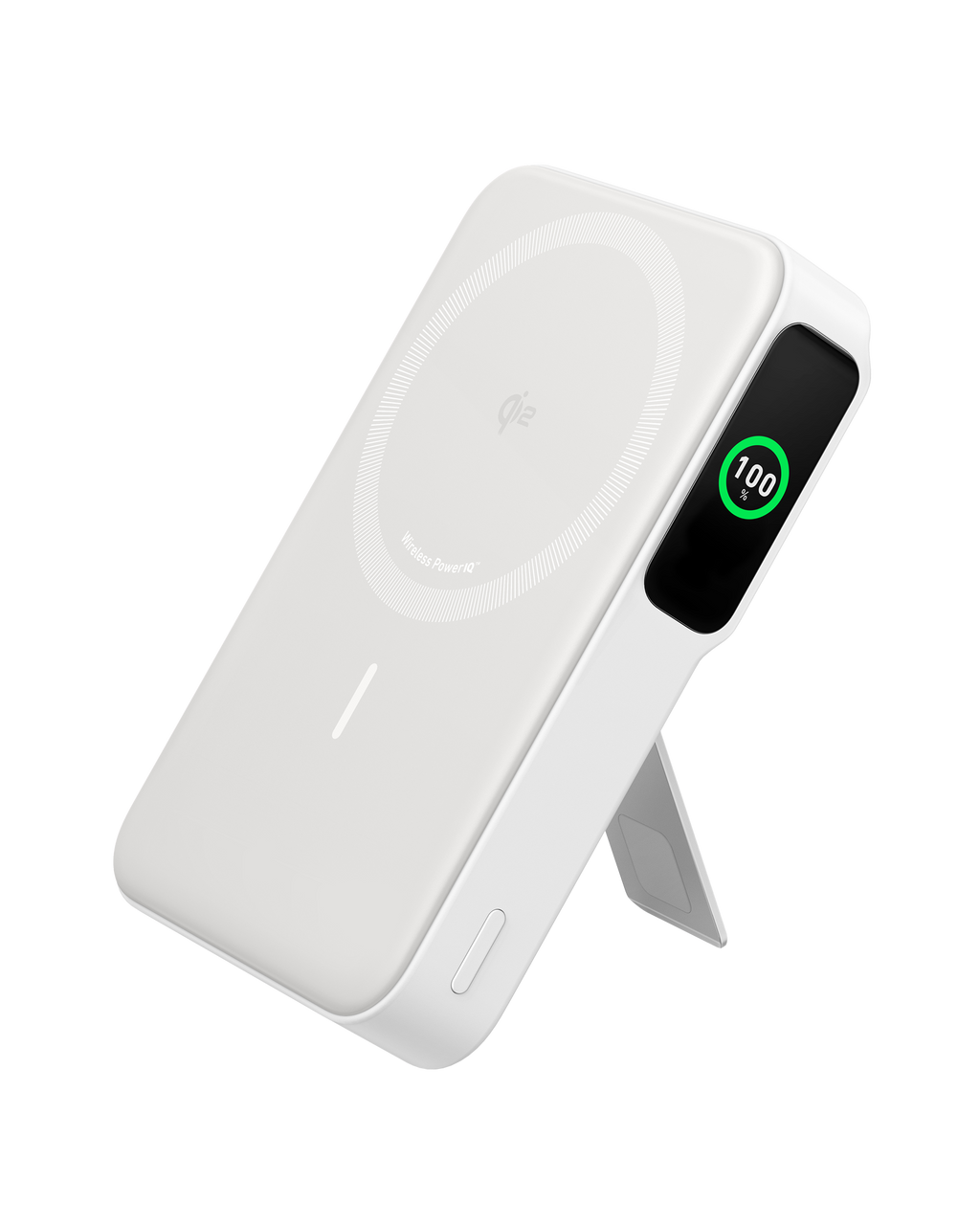 Anker MagGo Power Bank 10K - Qi2 Wireless Charger With Built In Stand And Smart Display by Anker