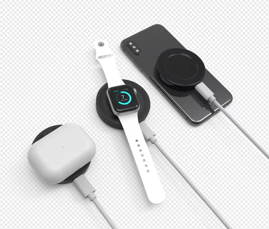 Round Multi-Function Wireless Charger by ATECH