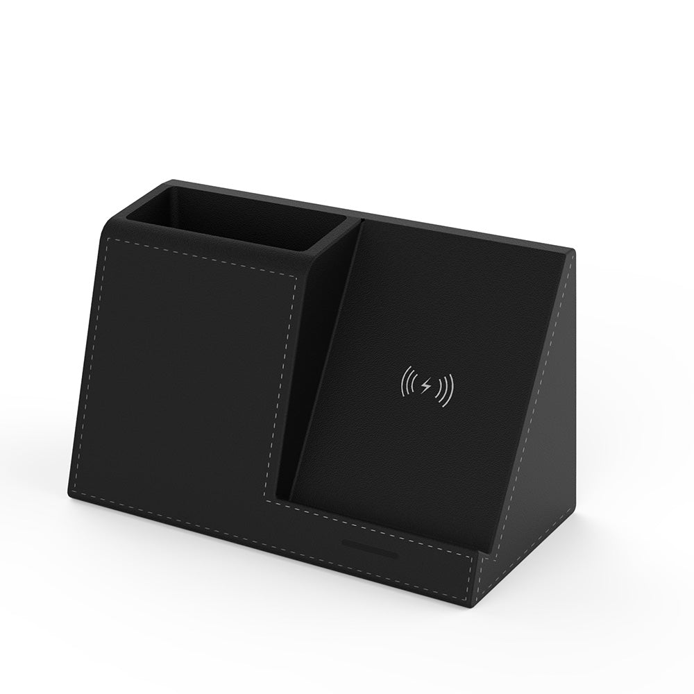 Leather Pen Holder Wireless Charger Wireless Phone Charger And Pen Holder Fast Charging Phone by Tech-Home Store