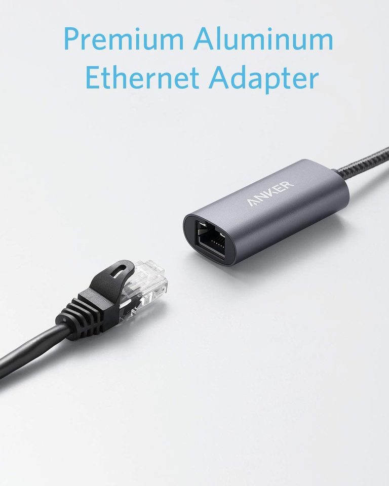 Anker PowerExpand USB-C to Gigabit Ethernet Adapter - Stable 1 Gbps Wired Internet by Anker
