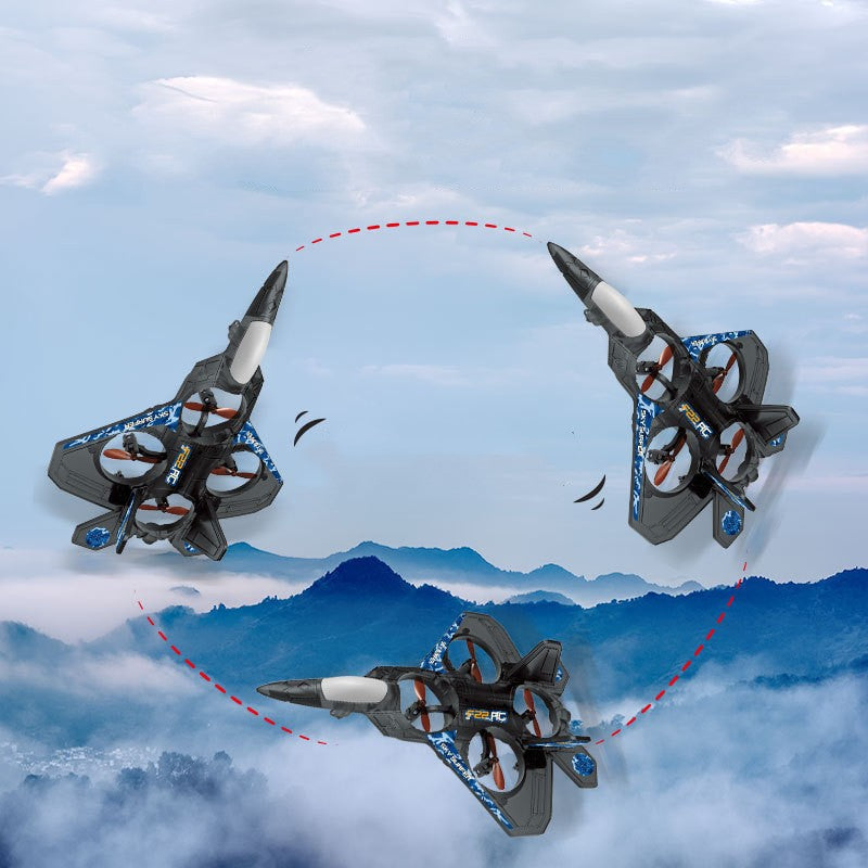 Six-axis UAV Six-channel Glider Fighter Fixed Wing Foam Remote Control Model by Tech-Home Store