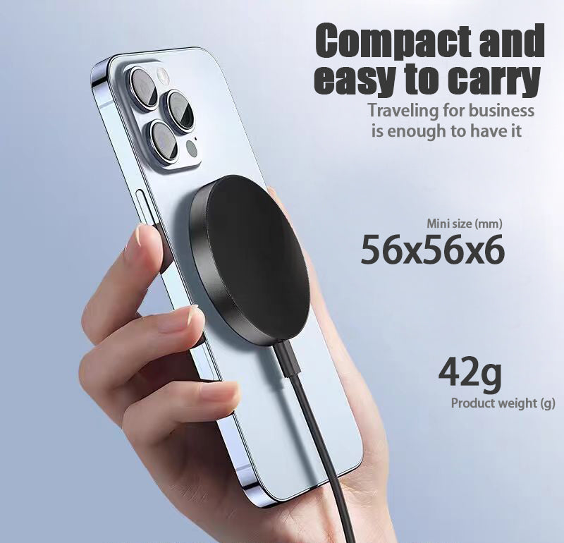 IPhone 17 Pro Pro Max Wireless Charger 15W Magnetic Wireless Fast Charging, Compatible With IPhone 12, 13, 14, 15, 16, And 17 Pro, Pro Max Series Models by Tech-Home Store