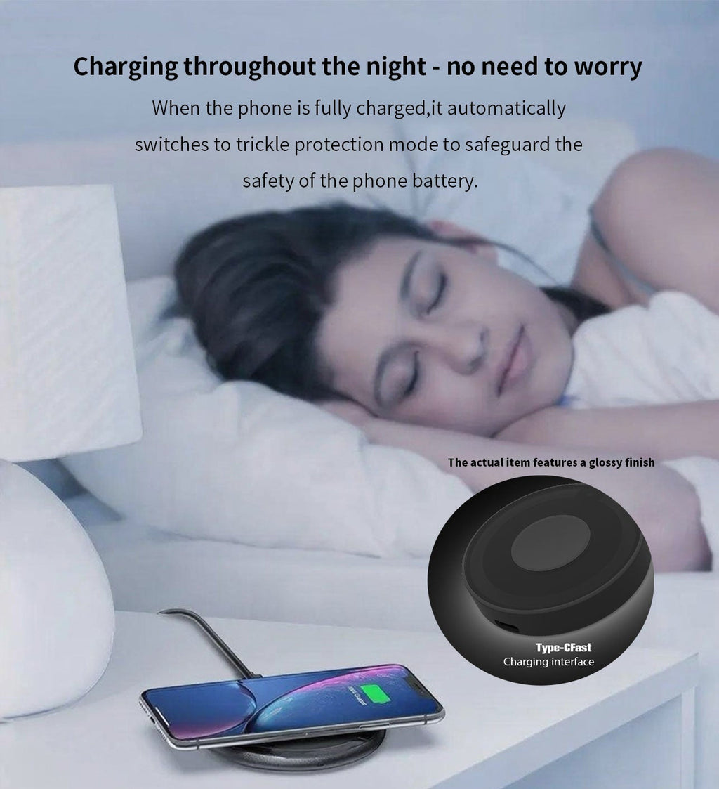 Round Multi-Function Wireless Charger by ATECH