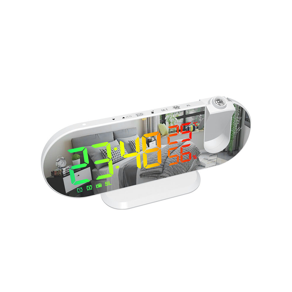 Multifunctional RGB Radio Projection Clock Creative by Tech-Home Store