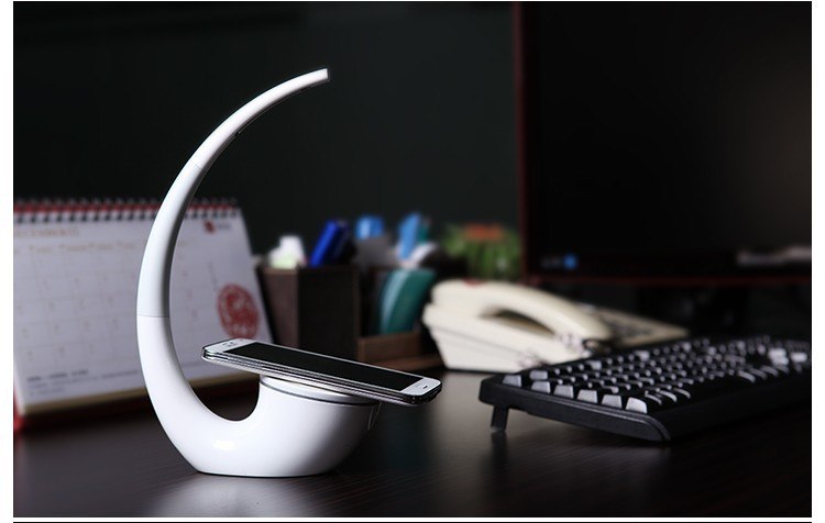 High-technology Wireless Charger Phantom Table Lamp Wireless Life Eyecare Phone Power Charger by Tech-Home Store