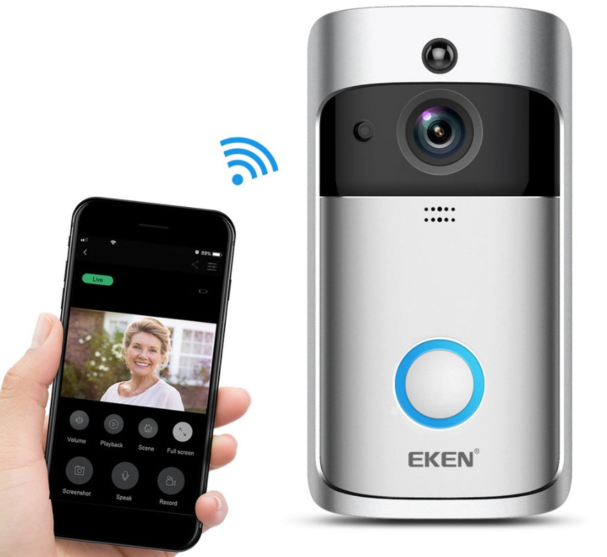 Video Doorbell Smart Wireless WiFi Security Door Bell by Tech-Home Store