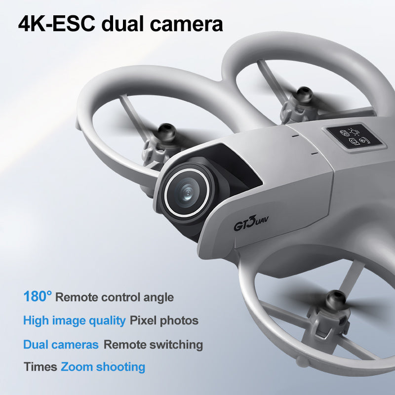 GT3 Drone - Ultra Lightweight Quadcopter With Dual Cameras For Safe, Stable Flights by Tech-Home Store