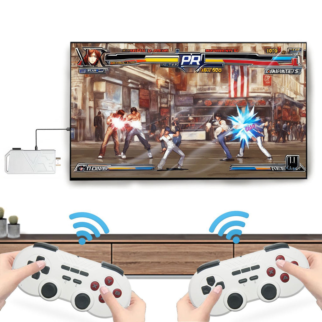 H8 Home TV Game Console - Dual Wireless Controllers For Couch Co-Op HDMI Gaming Experience by Tech-Home Store
