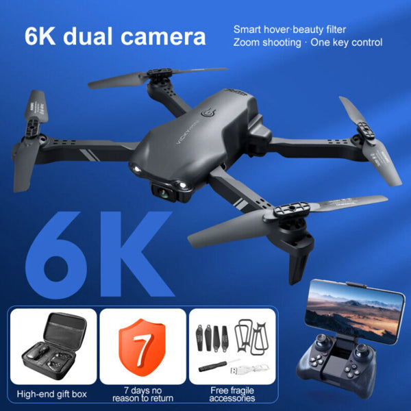 V13 RC Drone 6K HD Dual Camera 3 Battery by Tech-Home Store