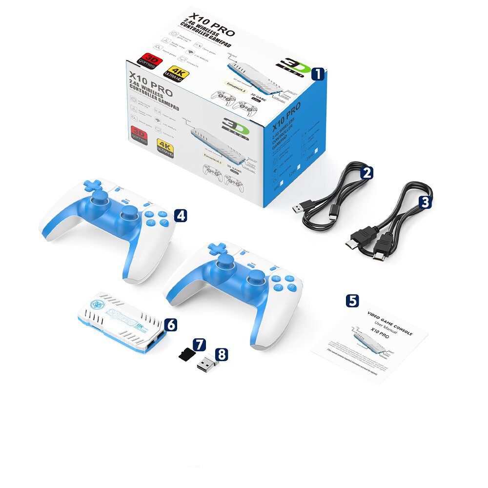 X10 Pro TV Retro Arcade Home Game Console - HDMI Output for Sharp, Lag Free Gameplay on Modern TVs by Tech-Home Store