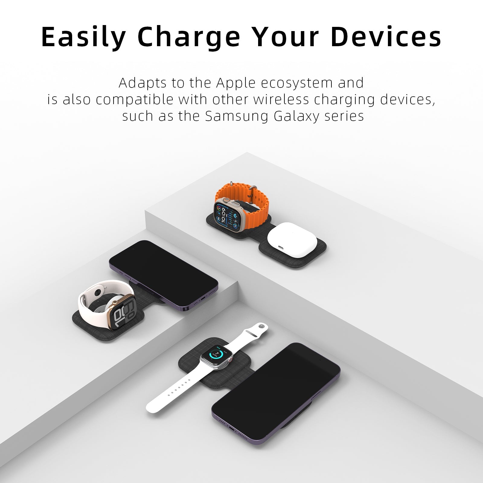 2 in 1 Multi-functional Wireless Charger by ATECH