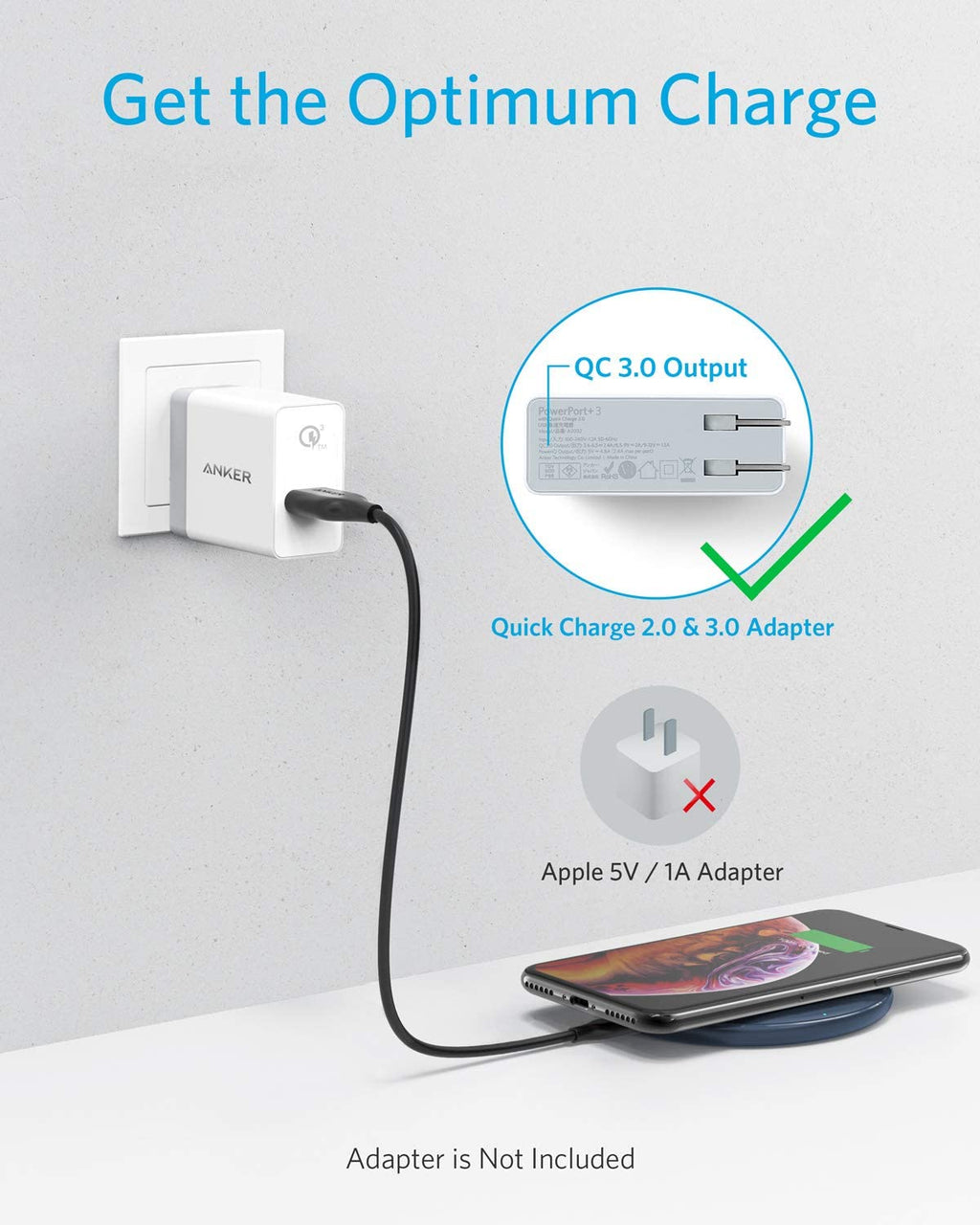 Anker <b>313</b> Wireless Charger (Pad) by Anker