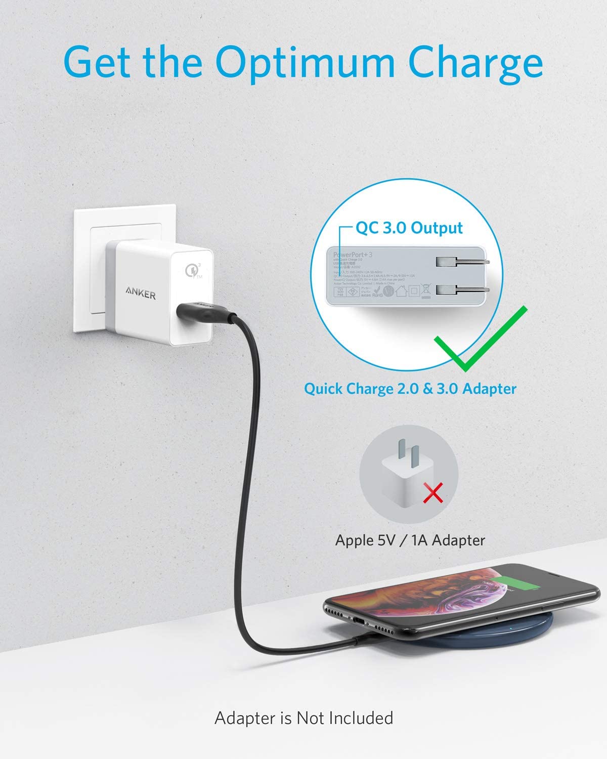 Anker <b>313</b> Wireless Charger (Pad) by Anker