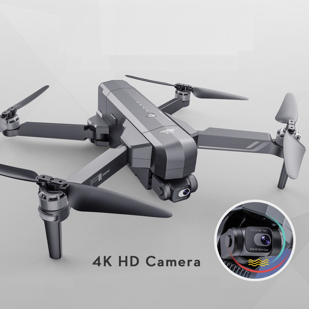 F11 EIS Drone Ultra Stable 4K Three Axis Gimbal GPS Return Auto Flight And 3 Kilometer Control Range by Tech-Home Store