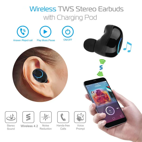Wireless TWS Stereo Earbuds Earphones Headphone Headset by Anker