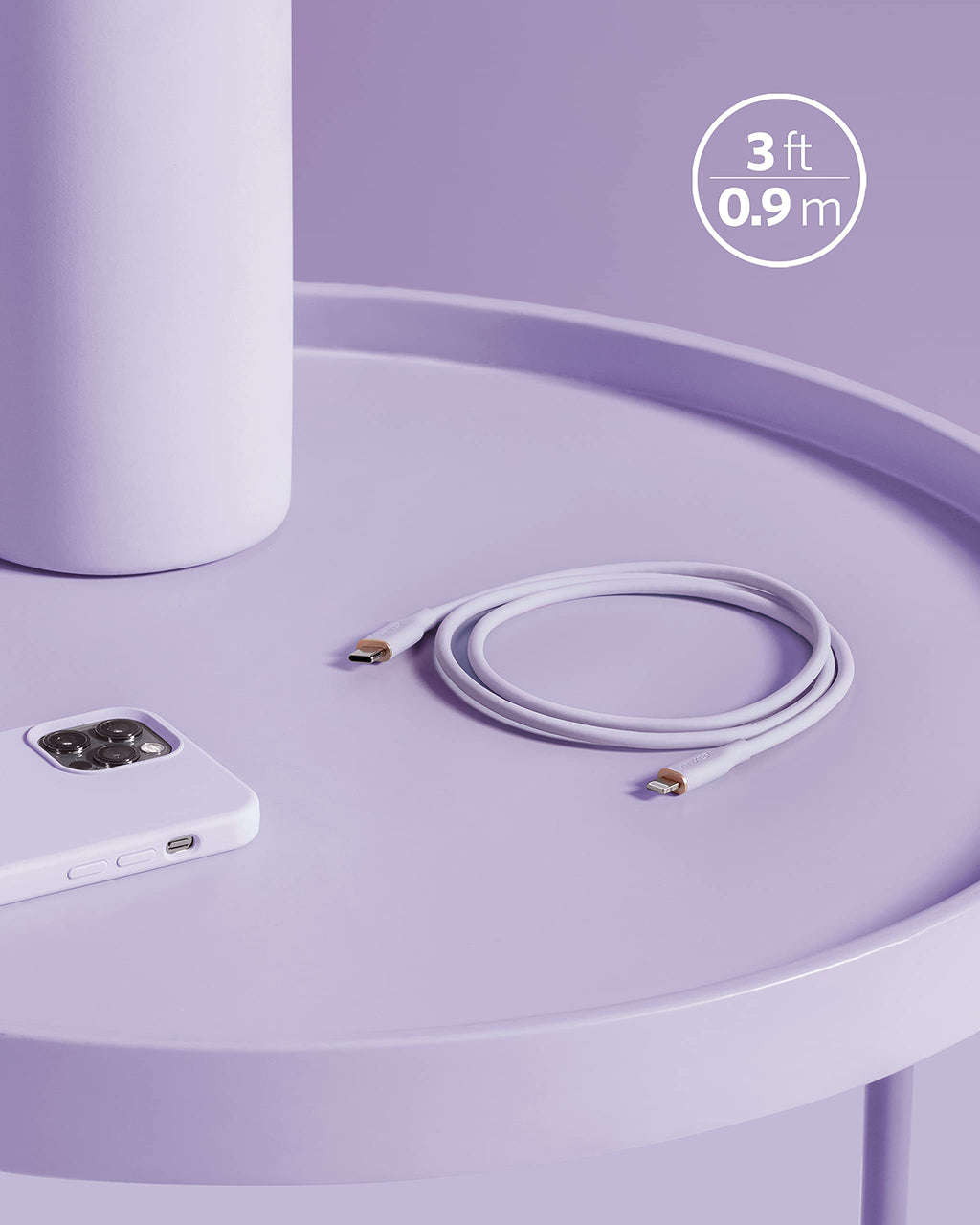 Anker 641 USB-C to Lightning Cable Flow Silicone - Soft Touch Durability and Fast Charging on the Go by Anker