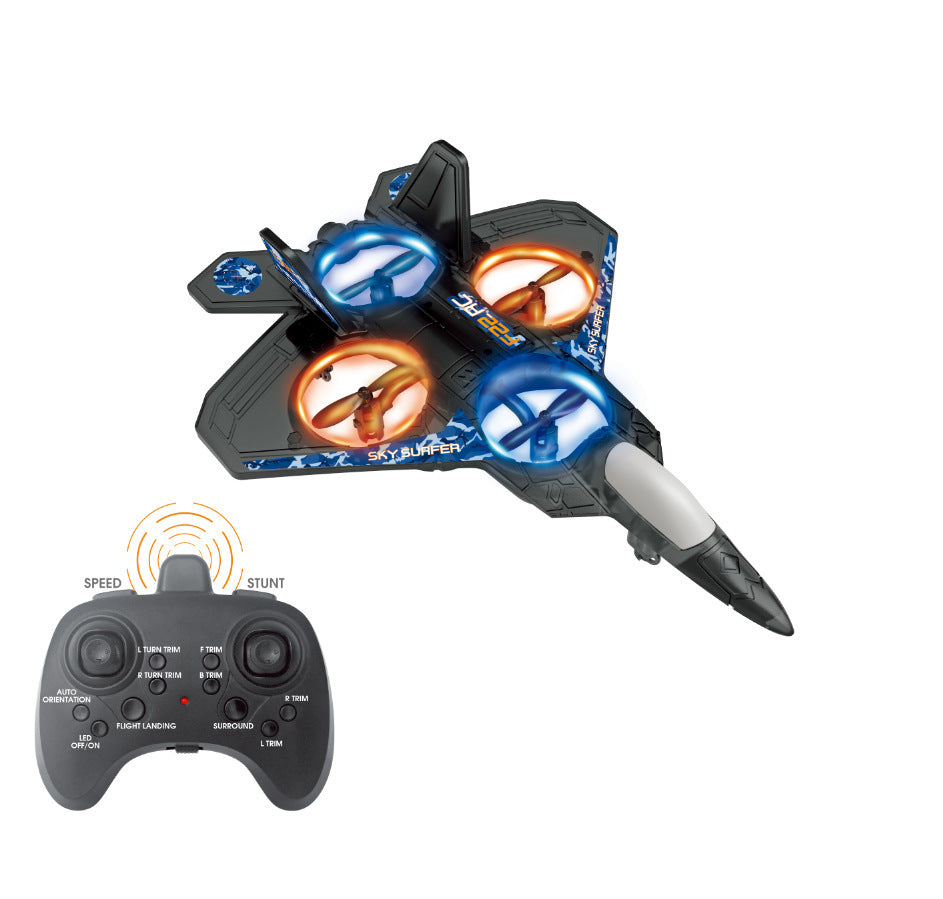 Six-axis UAV Six-channel Glider Fighter Fixed Wing Foam Remote Control Model by Tech-Home Store