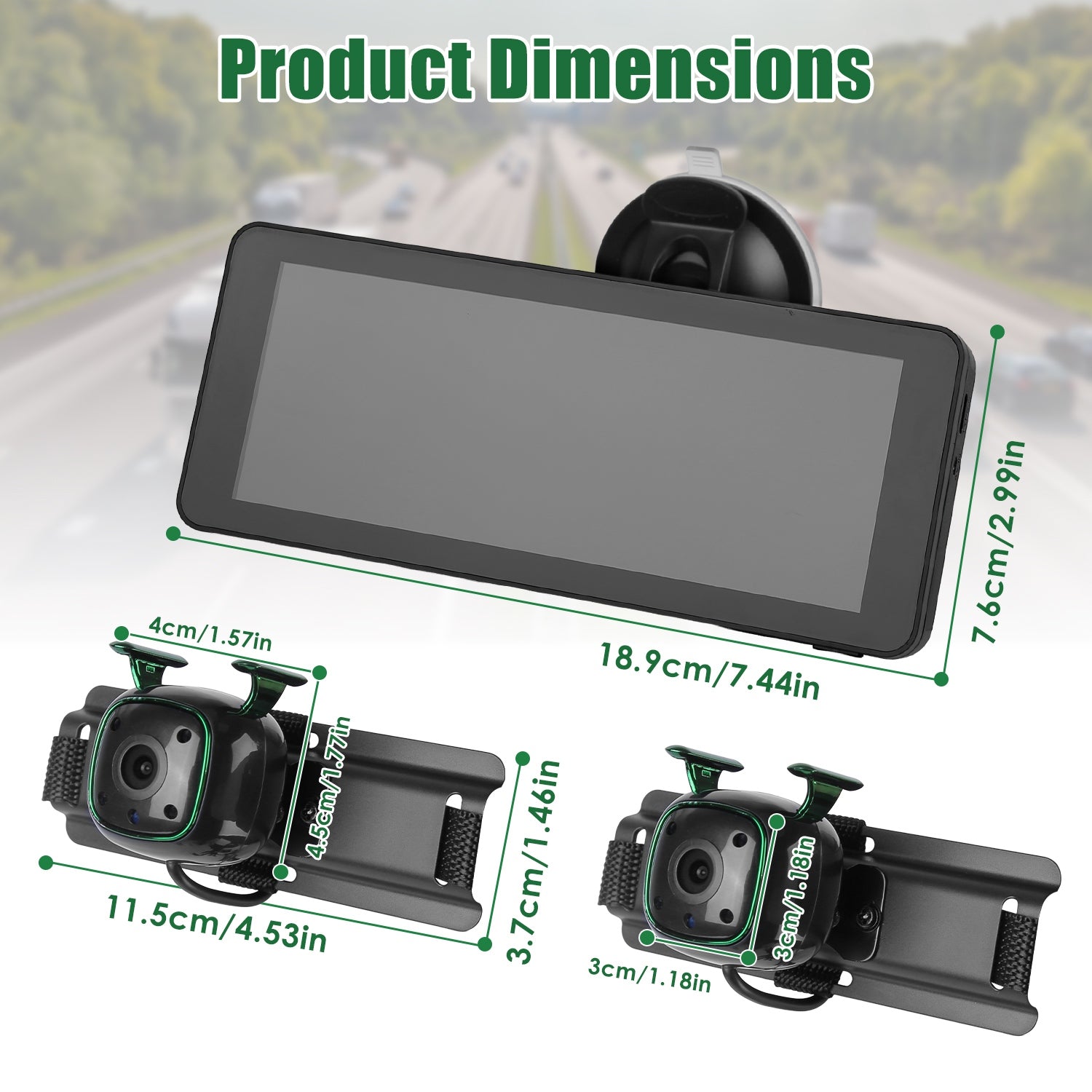 1080P Baby Car Camera For 2 Kids Dual Channel Car Baby Monitor Rear Facing Car Seat Camera With 120Degree Wide View 6.86In HD Split Screen Night Vision by Tech-Home Store