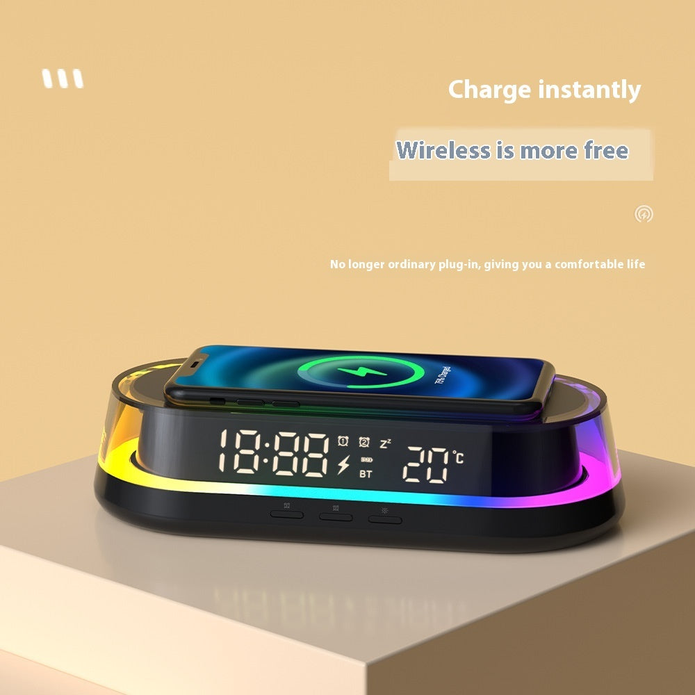 Smart Wireless Phone Charger Small Night Lamp Bedside Table Lamp by Tech-Home Store