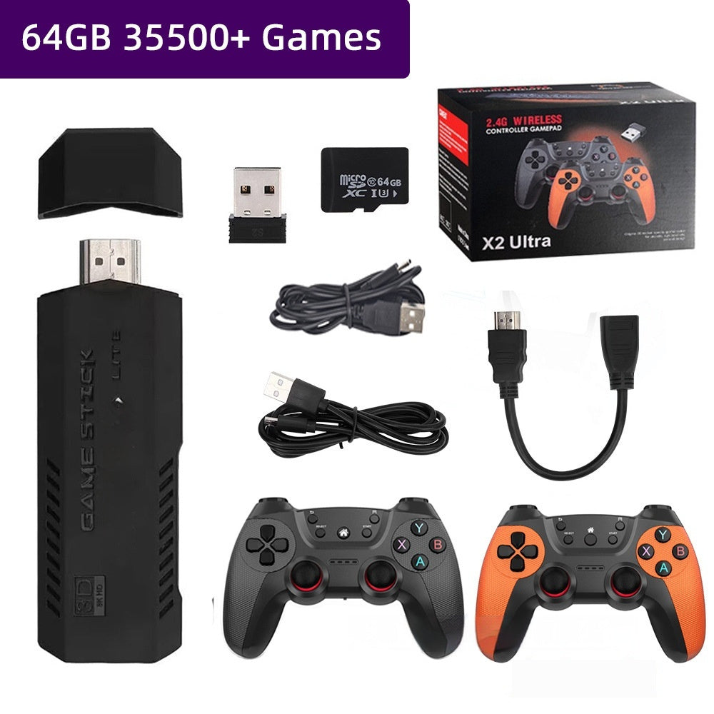 X2 Ultra Home TV Game Console - HDMI Plug and Play Two Wireless Controllers for Two Player Arcade Gaming by Tech-Home Store