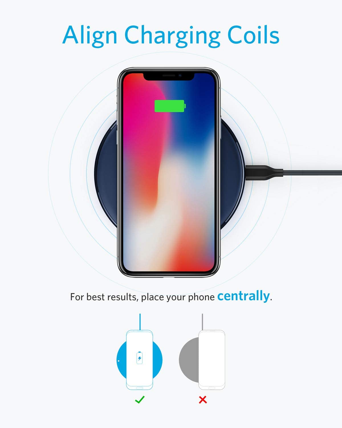 Anker <b>313</b> Wireless Charger (Pad) by Anker