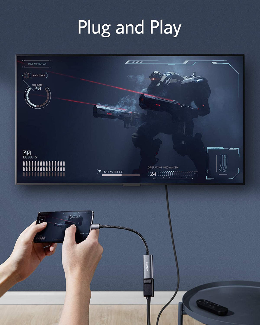 Anker PowerExpand USB-C To DisplayPort Adapter - 4K Ready External Display For Laptops by Anker