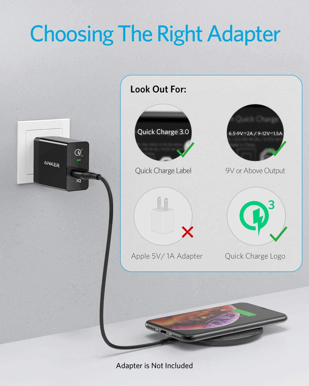 Anker <b>313</b> Wireless Charger (Pad) by Anker