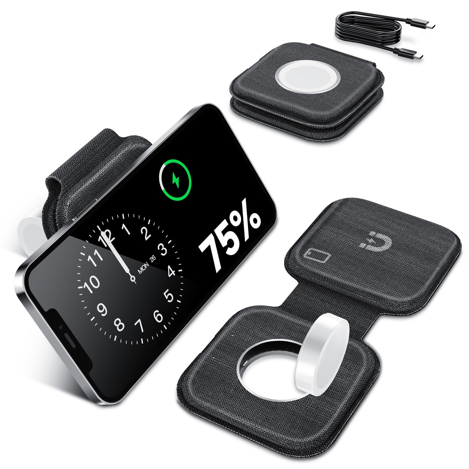 2 in 1 Multi-functional Wireless Charger by ATECH