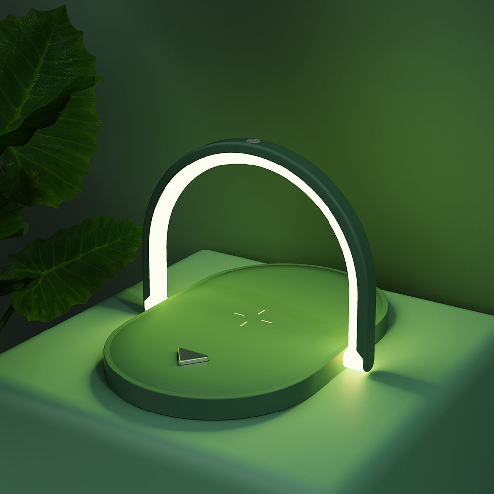 3 In 1 Foldable Wireless Charger Night Light Wireless Charging Station Stonego LED Reading Table Lamp 15W Fast Charging Light by Tech-Home Store