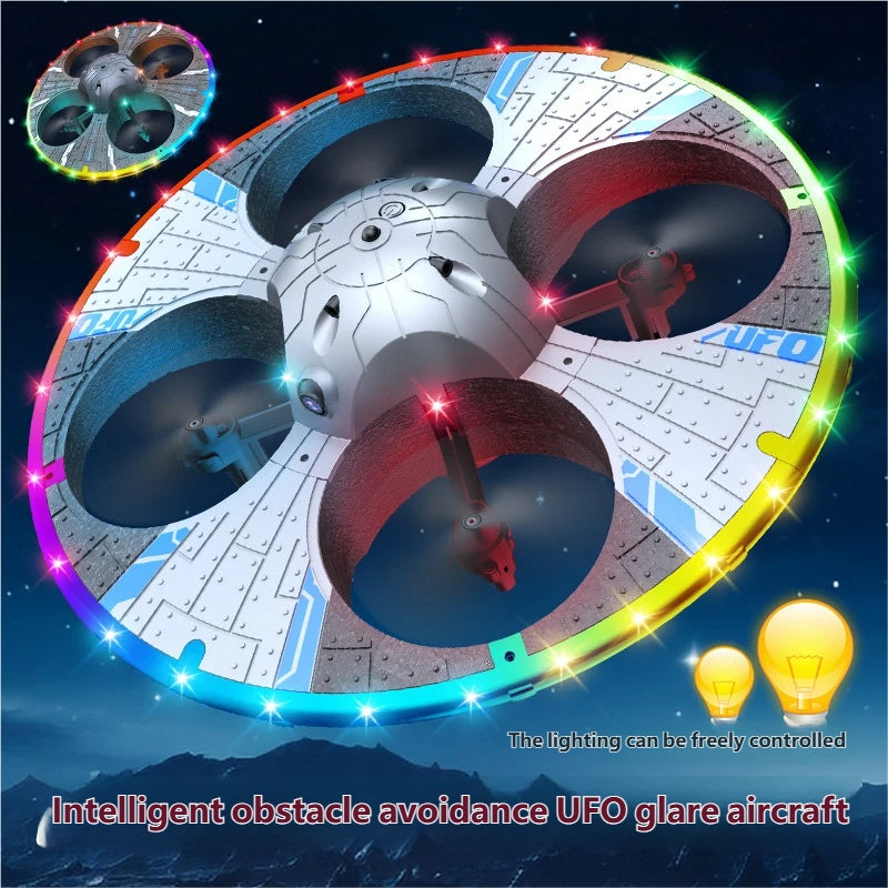 S163UFO LED Light-Up Obstacle Avoidance Drone by Tech-Home Store