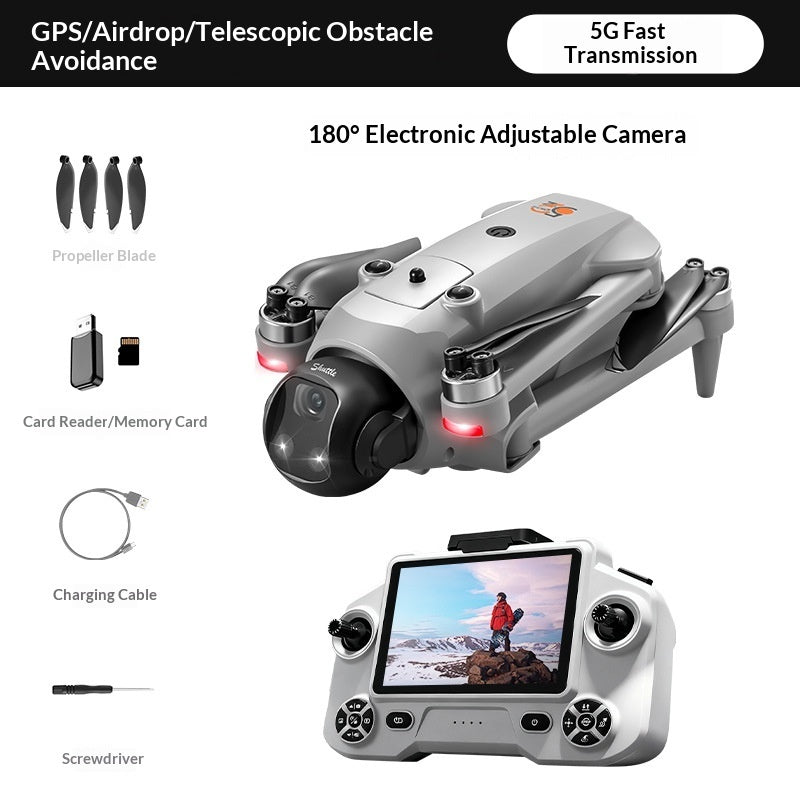 Drone With GPS-enabled Smart Positioning For Aerial Photography by Tech-Home Store