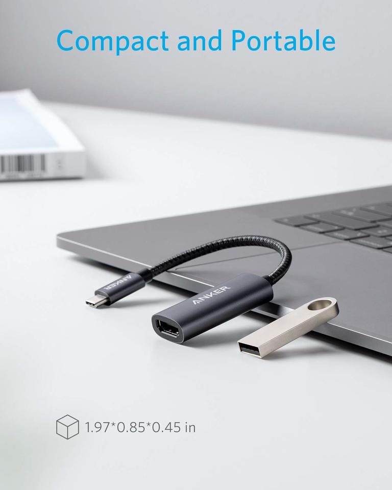 Anker 310 USB-C Adapter 4K HDMI - Plug and Play USB-C to HDMI Display Solution for Laptops, Tablets, and Phones by Anker