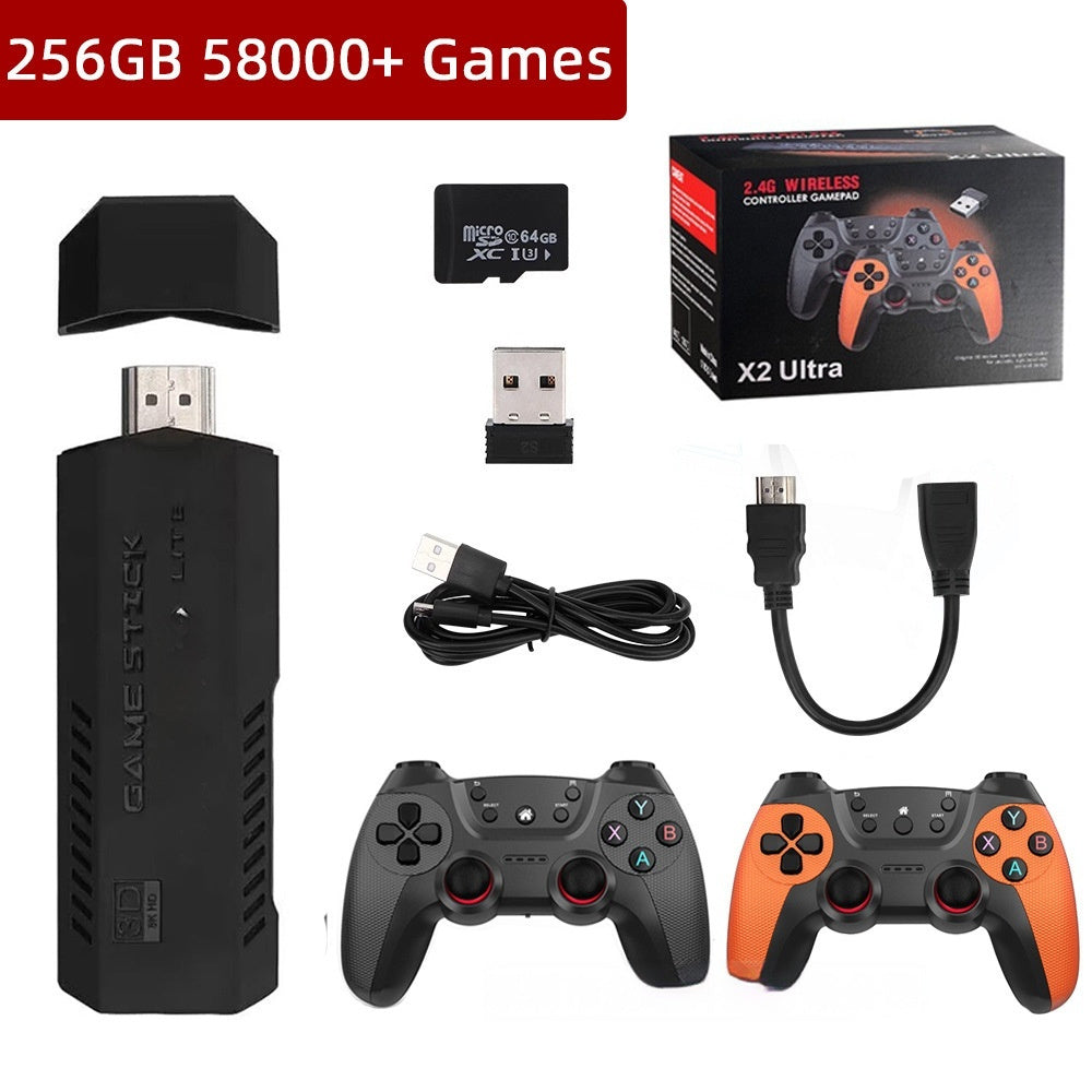 X2 Ultra Home TV Game Console - HDMI Plug and Play Two Wireless Controllers for Two Player Arcade Gaming by Tech-Home Store