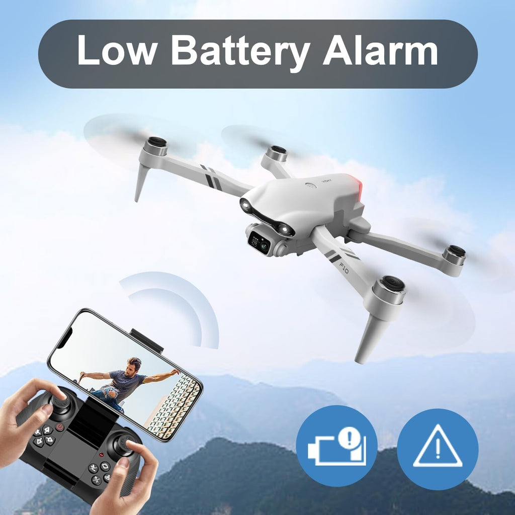 F10 Foldable Drone With Camera For Adults,1080P HD FPV Live Video RC Quadcopter by Tech-Home Store