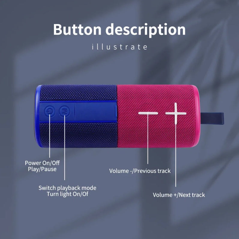 Cyboris S18 2 In 1 Magnetic Split Bluetooth Speaker Waterproof - 360 Surround Sound Or Left Right Stereo by Tech-Home Store