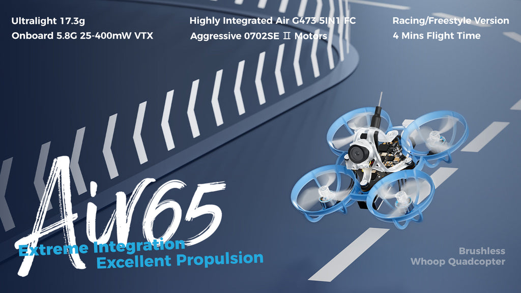 BETAFPV Air65 65mm Brushless Whoop Quad - For FPV Racing And Freestyle With 5In1 Flight Controller by Tech-Home Store