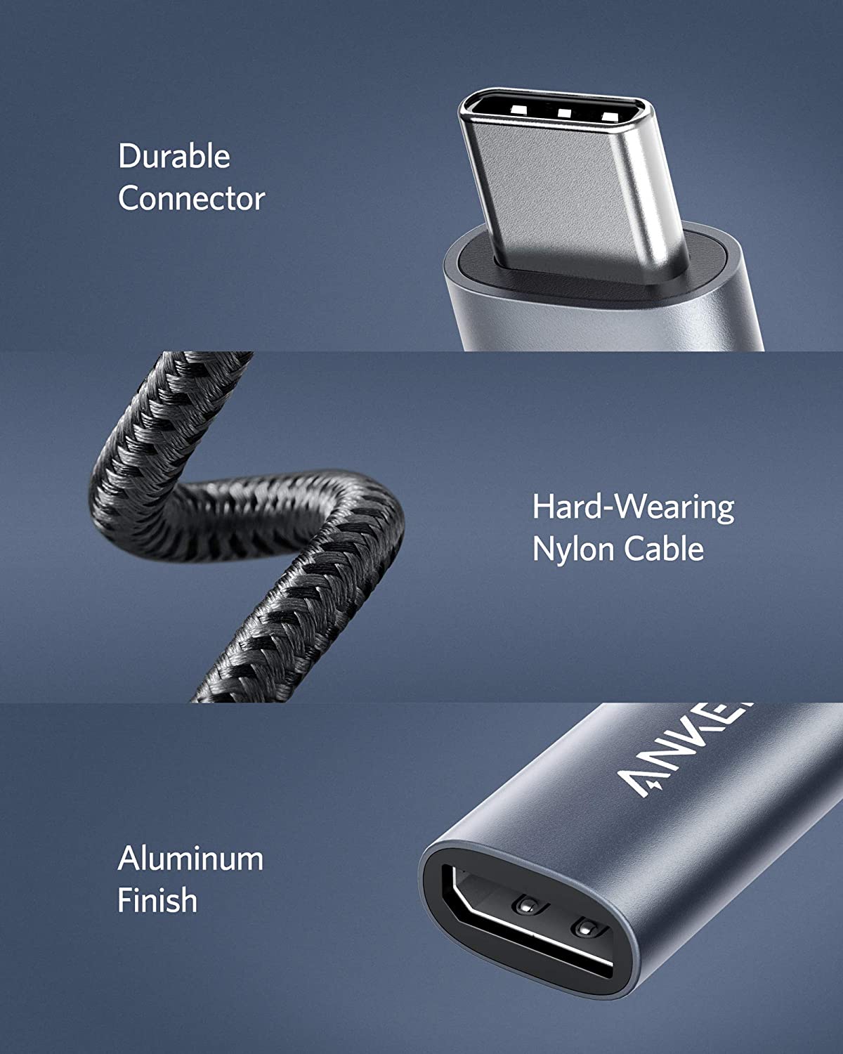 Anker PowerExpand USB-C To DisplayPort Adapter - 4K Ready External Display For Laptops by Anker