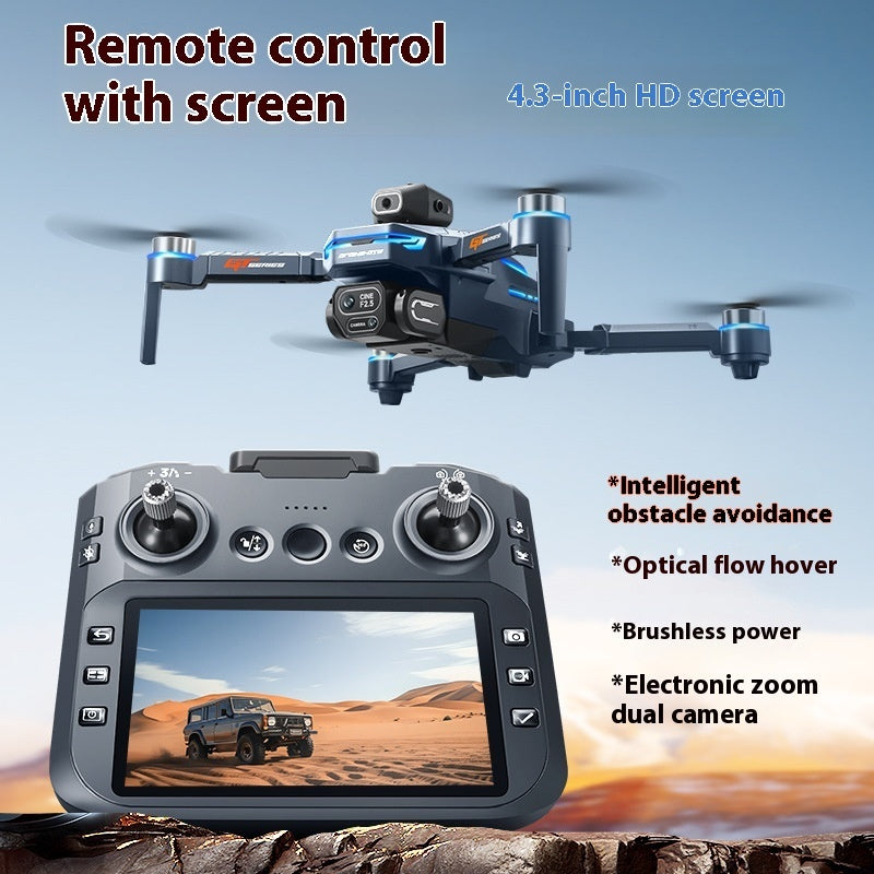 GT8 Screen UAV HD Aerial Photography Quadcopter - Real-Time 4.3-Inch HD FPV Display for Easy Flying by Tech-Home Store