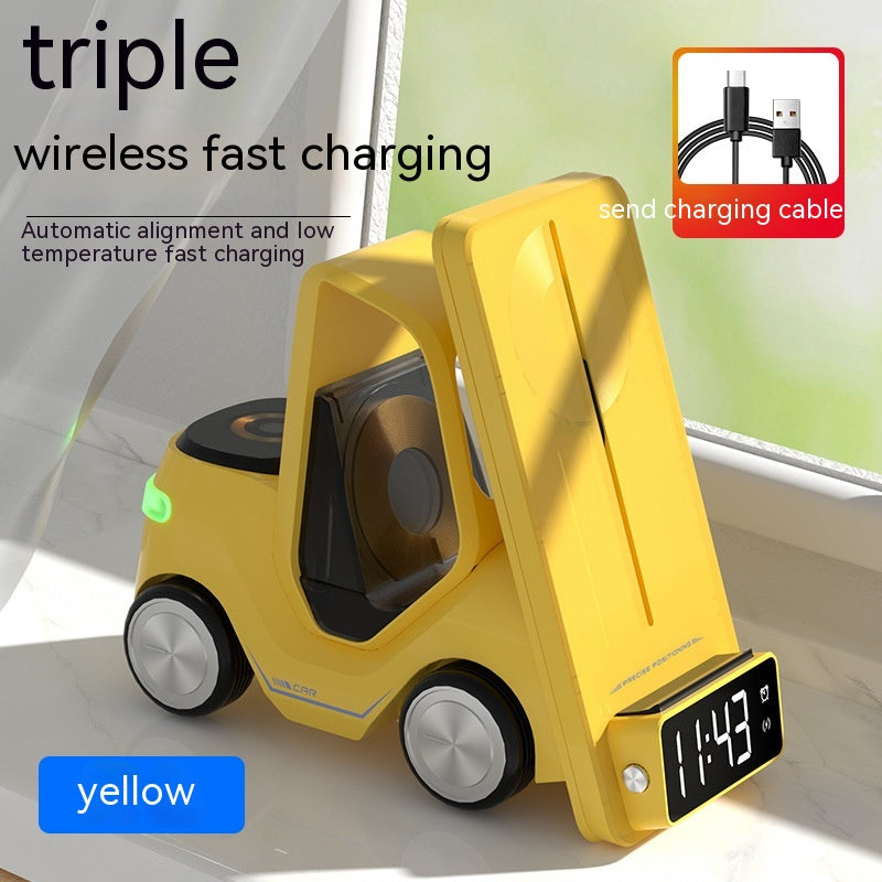 Fork Lift Creative Wireless Fast Charger - 15W Magnetic Qi Charger With QC3.0 Fast Charge by Tech-Home Store